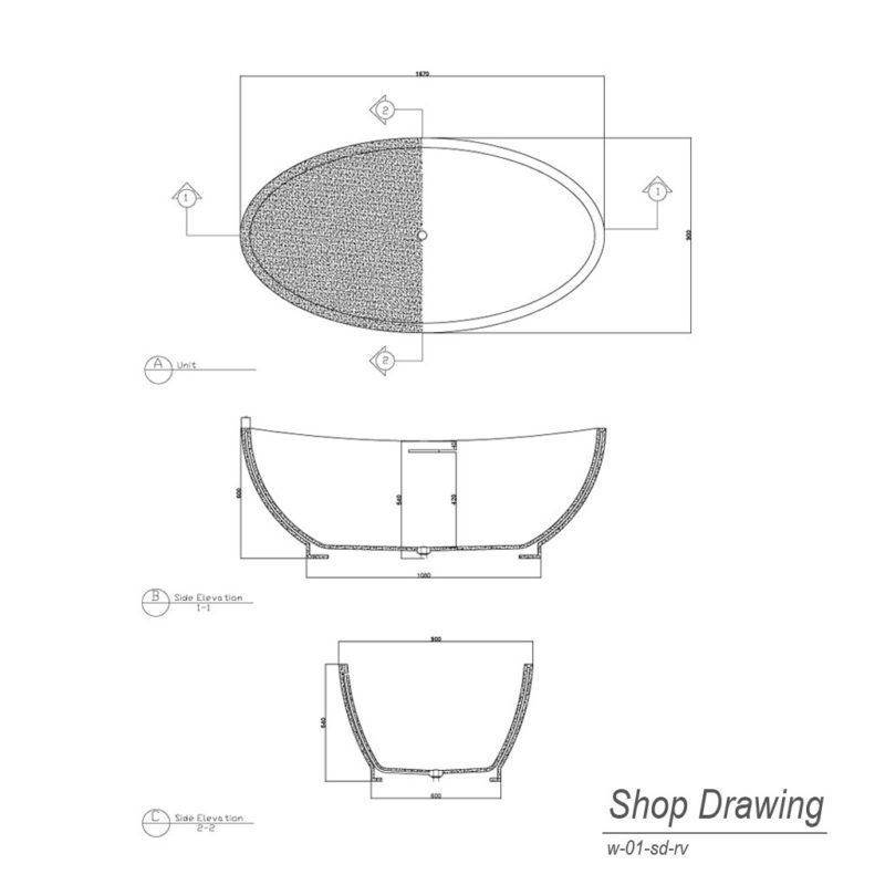 Custom Free Standing Bathtub Design